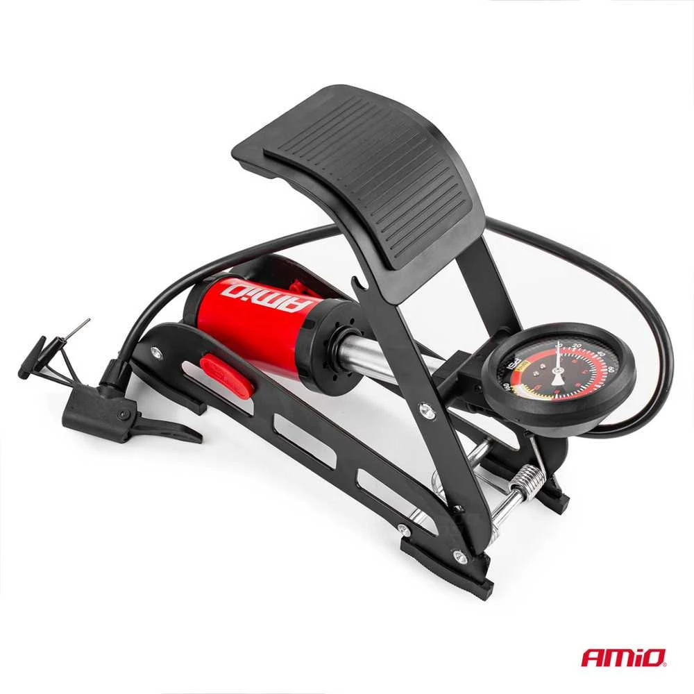 Amio HQ vieno stūmoklio kojinė pompa Ø55 mm su manometru ir adapteriais PU06