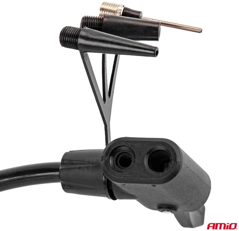 Amio HQ vieno stūmoklio kojinė pompa Ø55 mm su manometru ir adapteriais PU06