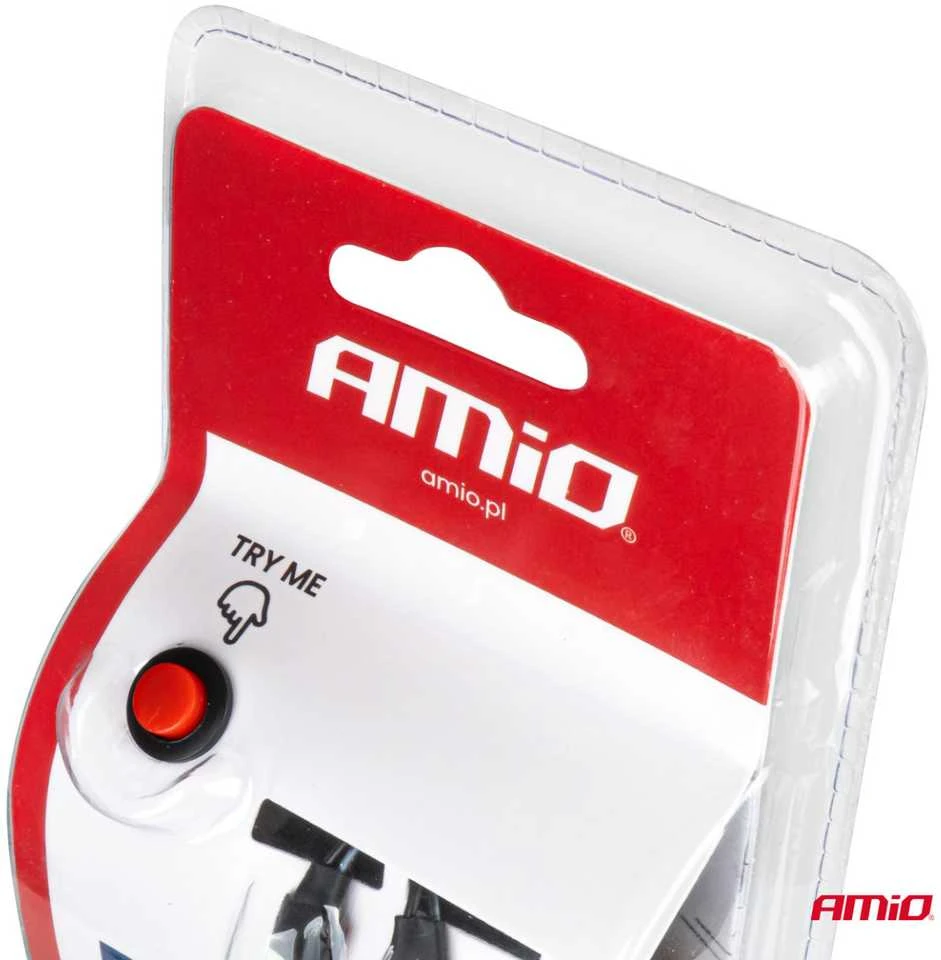Amio Lanksčios šoninės COB LED juostos 2x30 cm 12V, gintarinė