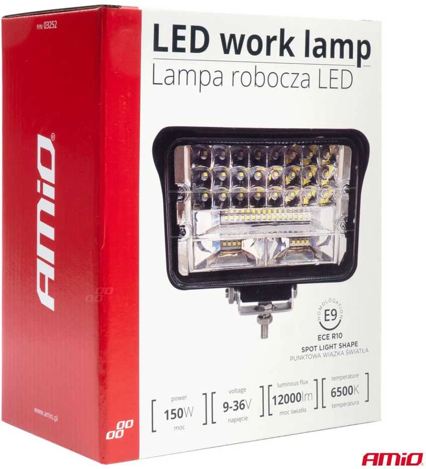 Amio LED Darbinė lempa, 150 W, 9-36 V, AWL41