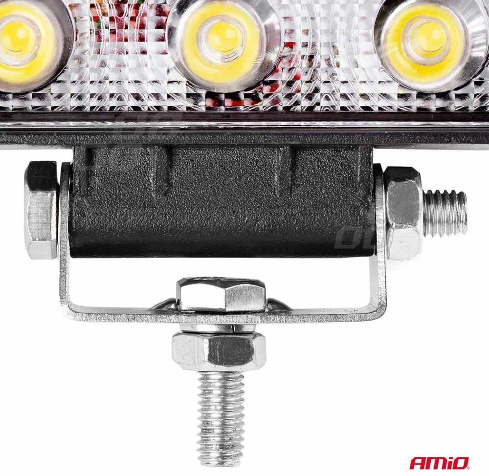 Amio LED Darbinė lempa AWL05 EMC, 108x108 mm 48W FLAT 9-60V