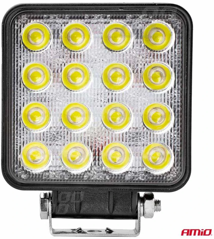 Amio LED Darbinė lempa AWL05 EMC, 108x108 mm 48W FLAT 9-60V