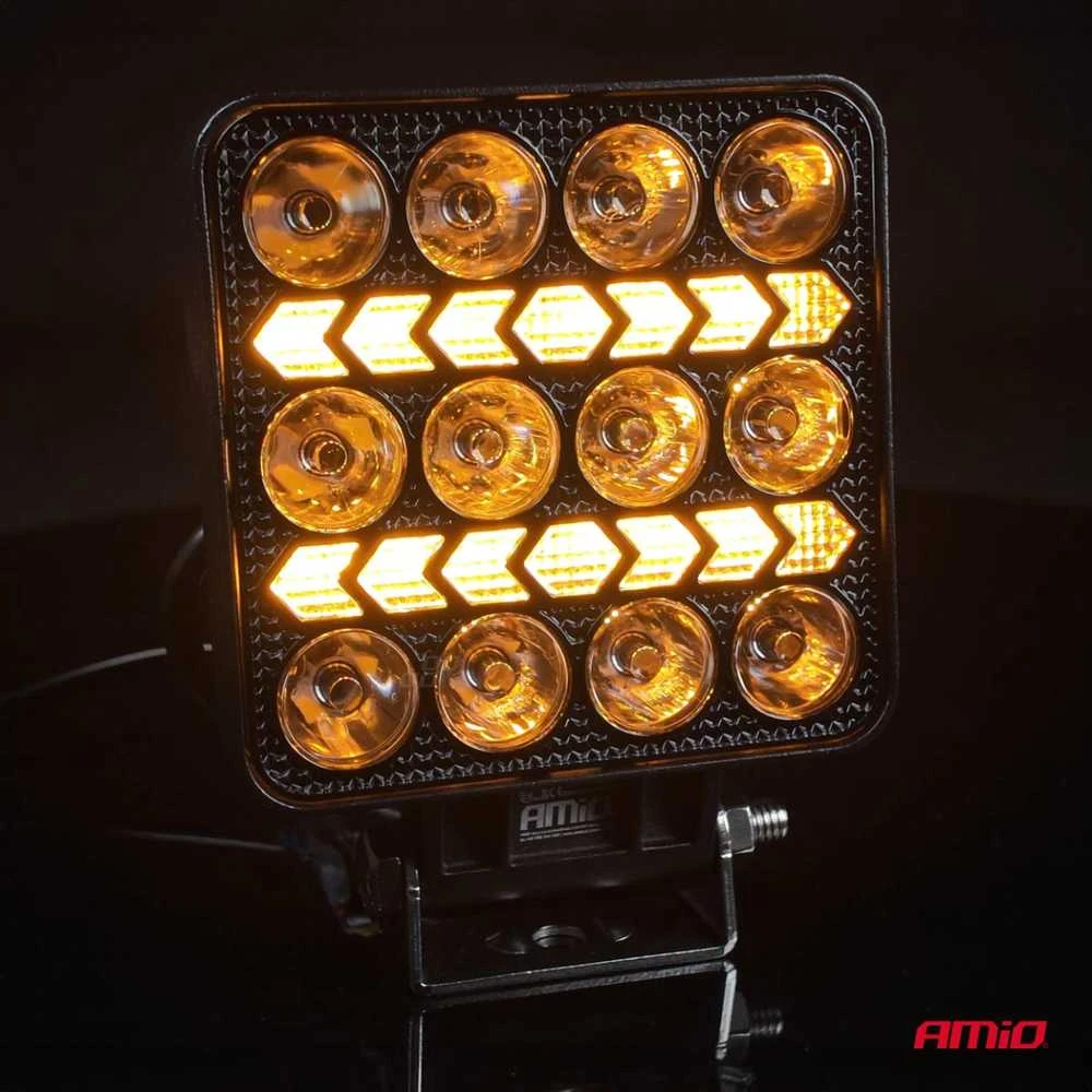 Amio AWL75 LED darbinė lempa su oranžiniu apšvietimu
