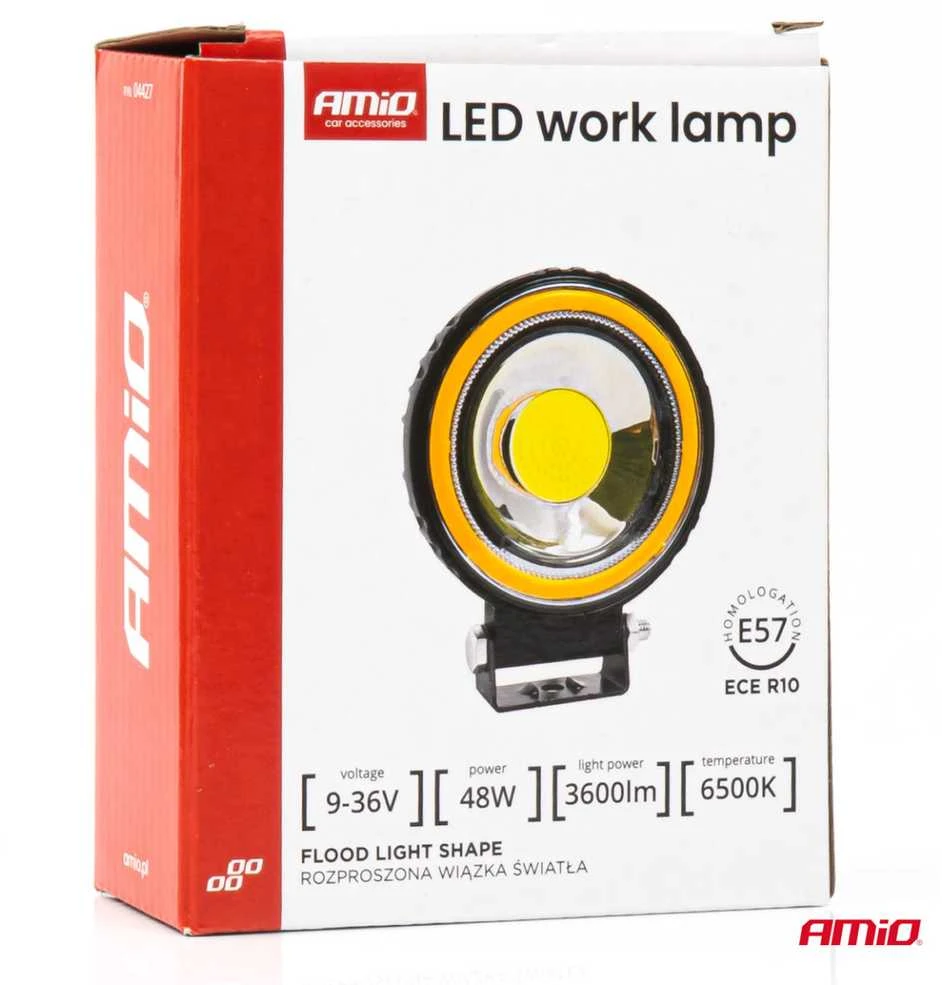 Amio LED Darbinė lempa AWL83, 48W 3600LM 12V 24V