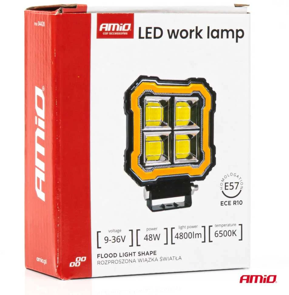 Amio LED Darbinė lempa AWL84, 48W 4800LM 12V 24V