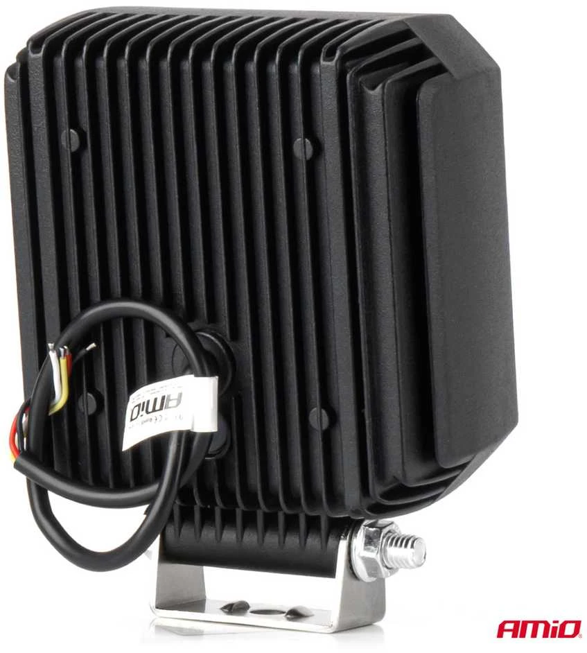 Amio LED darbinė lempa 30W – galinis vaizdas su radiatoriais