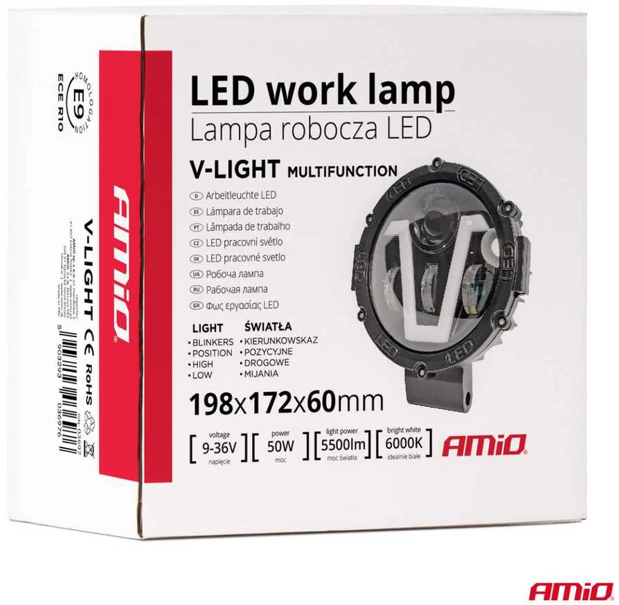 Amio LED daugiafunkcis V-light darbinis žibintas 9-36V 50W