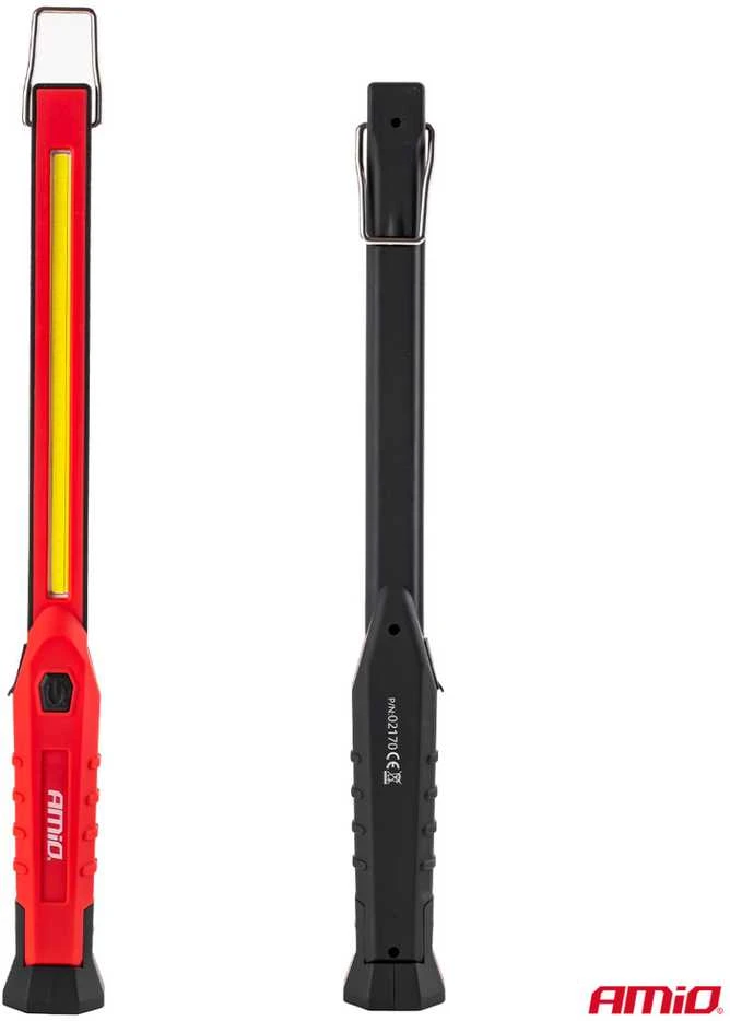 Amio LED Inspekcinė lempa, 3 W COB, 1800 mAh
