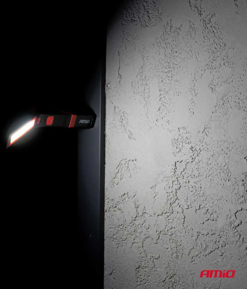 Amio LED Inspekcinė lempa COB, su magnetu, 5 W, 2600 mAh