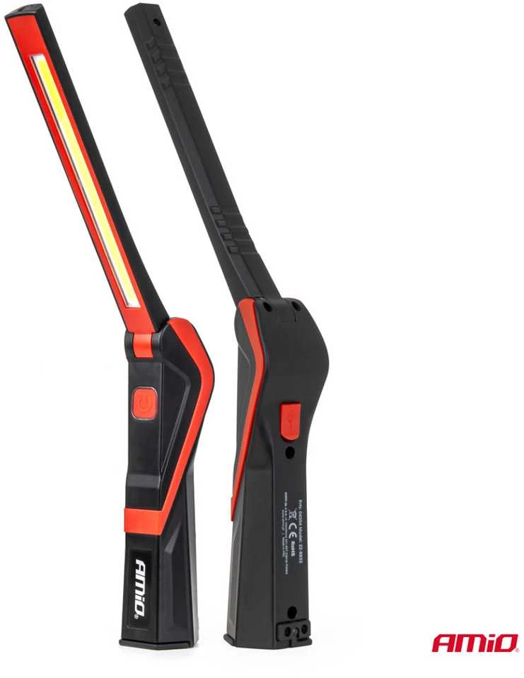 Amio LED Inspekcinė lempa COB, su magnetu, 5 W, 2600 mAh