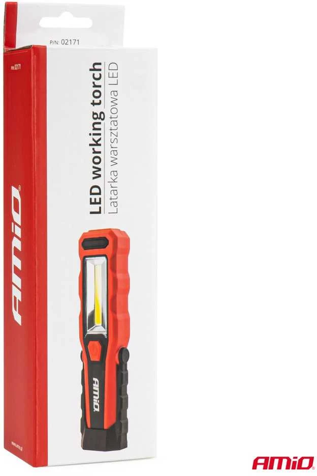 Amio LED Inspekcinė lempa, su pasisukimu 180°, 1800 mAh