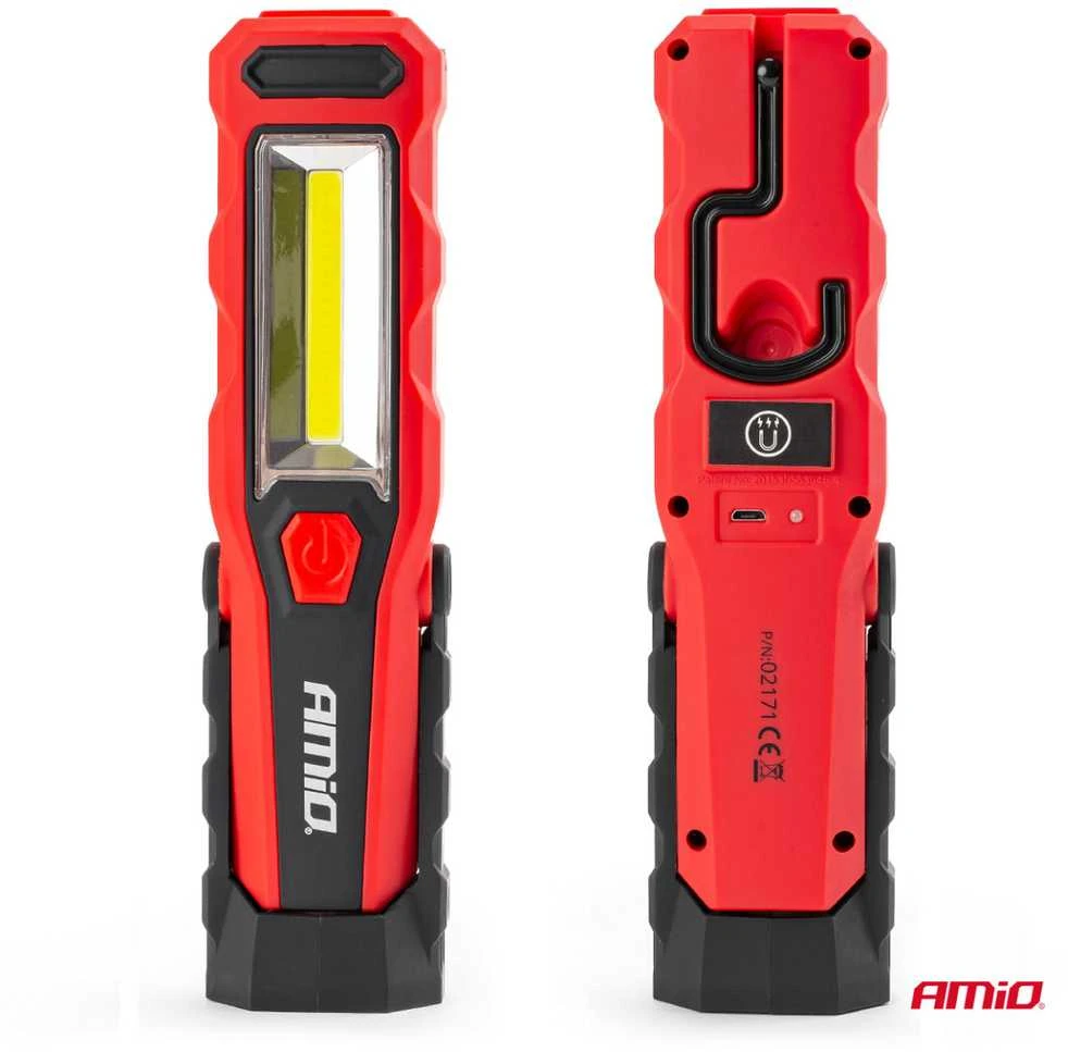 Amio LED Inspekcinė lempa, su pasisukimu 180°, 1800 mAh