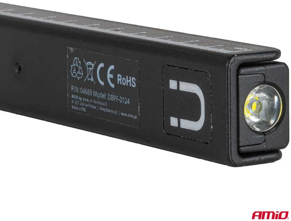 Amio LED inspekcinė lempa XTE + SMD, 600 mAh (akumuliatorinė)