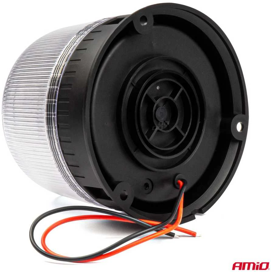 Amio LED įspėjamasis žibintas W25b 3 varžtai R65 R10 24LED 12/24V IP66