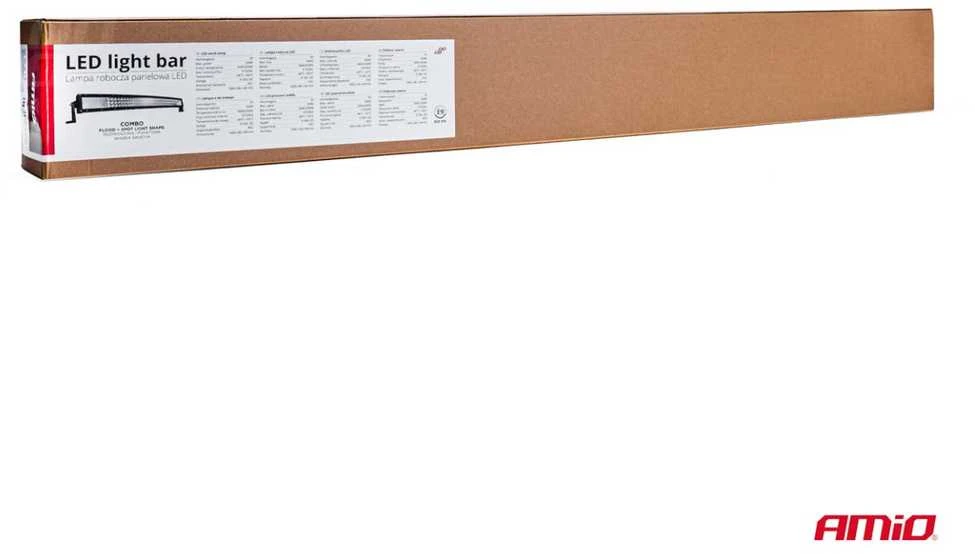 Amio LED panelinė darbo lempa, lenkta, 100 cm 9-36V, AWL46