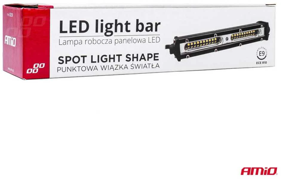 Amio LED panelinė darbo lempa SLIM, 18 cm, 9-36V, AWL48