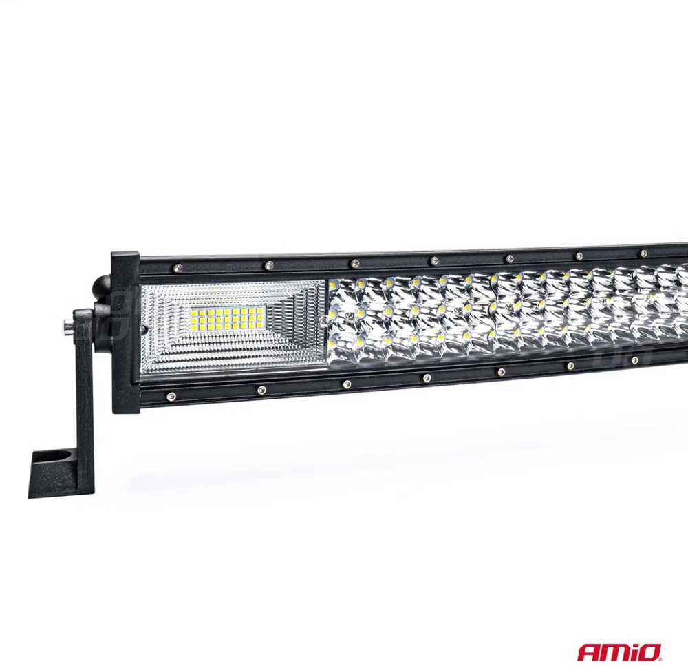 Amio LED panelinė darbo lempa SLIM, lenkta, 130 cm, 9-36V, AWL47