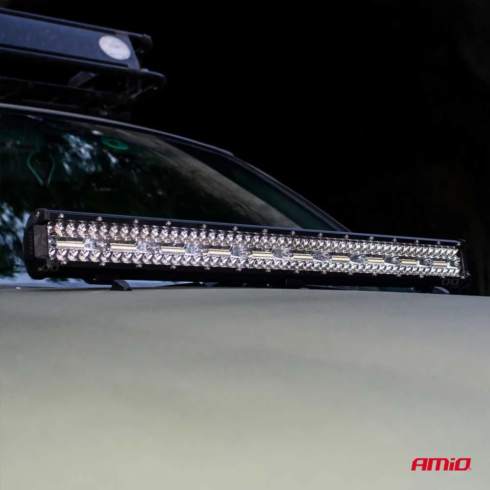 Amio LED Panelinis žibintas, AWL30 200LED 720x74 mm 600W COMBO 9-36V