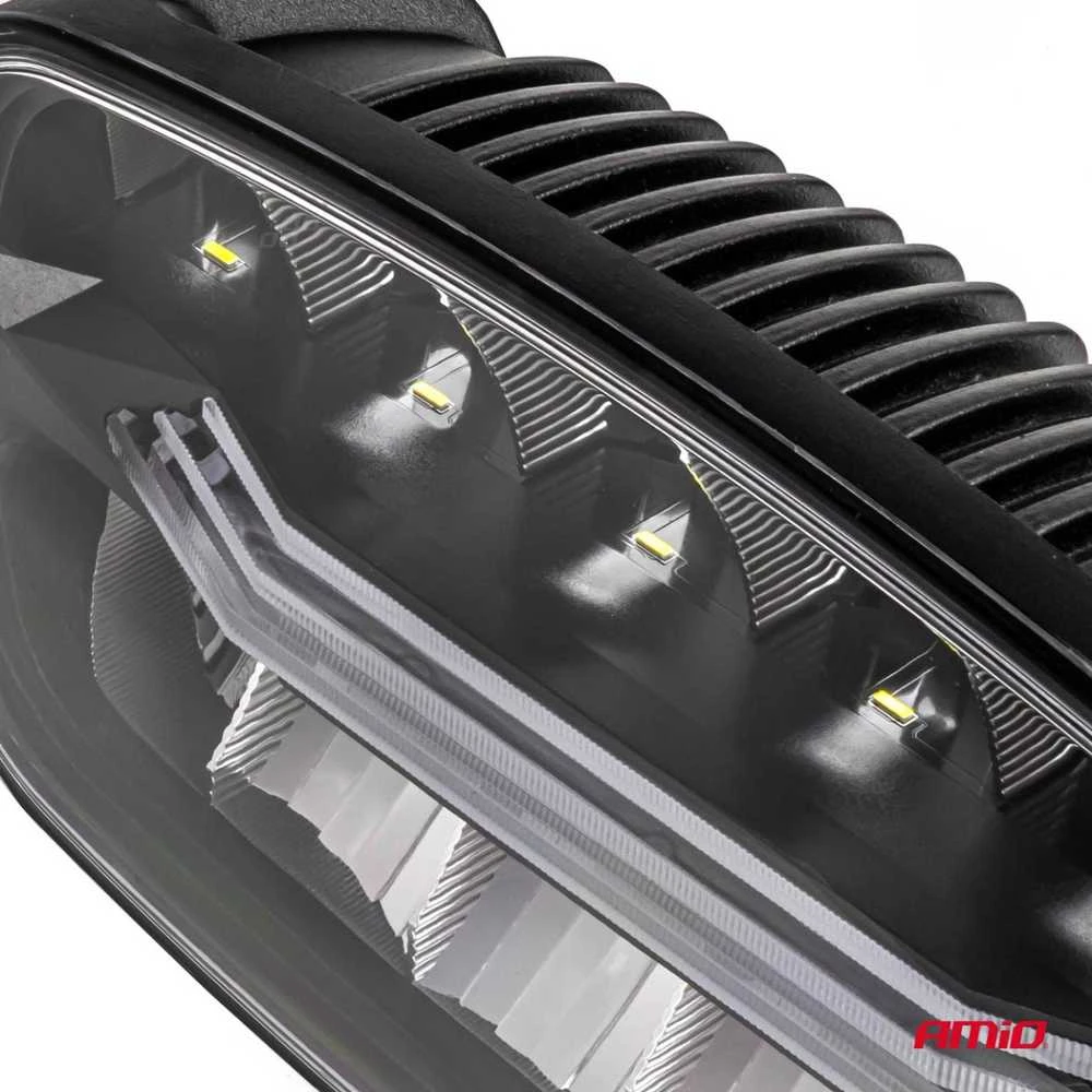 Amio LED tolimųjų šviesų žibintas su pozicinių šviesų funkcija 109W 12V/24V