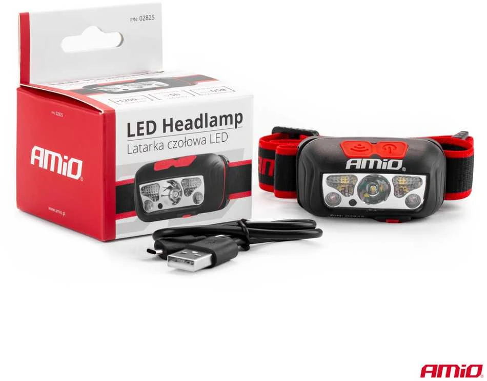 Amio LED Žibintuvėlis ant galvos LH03