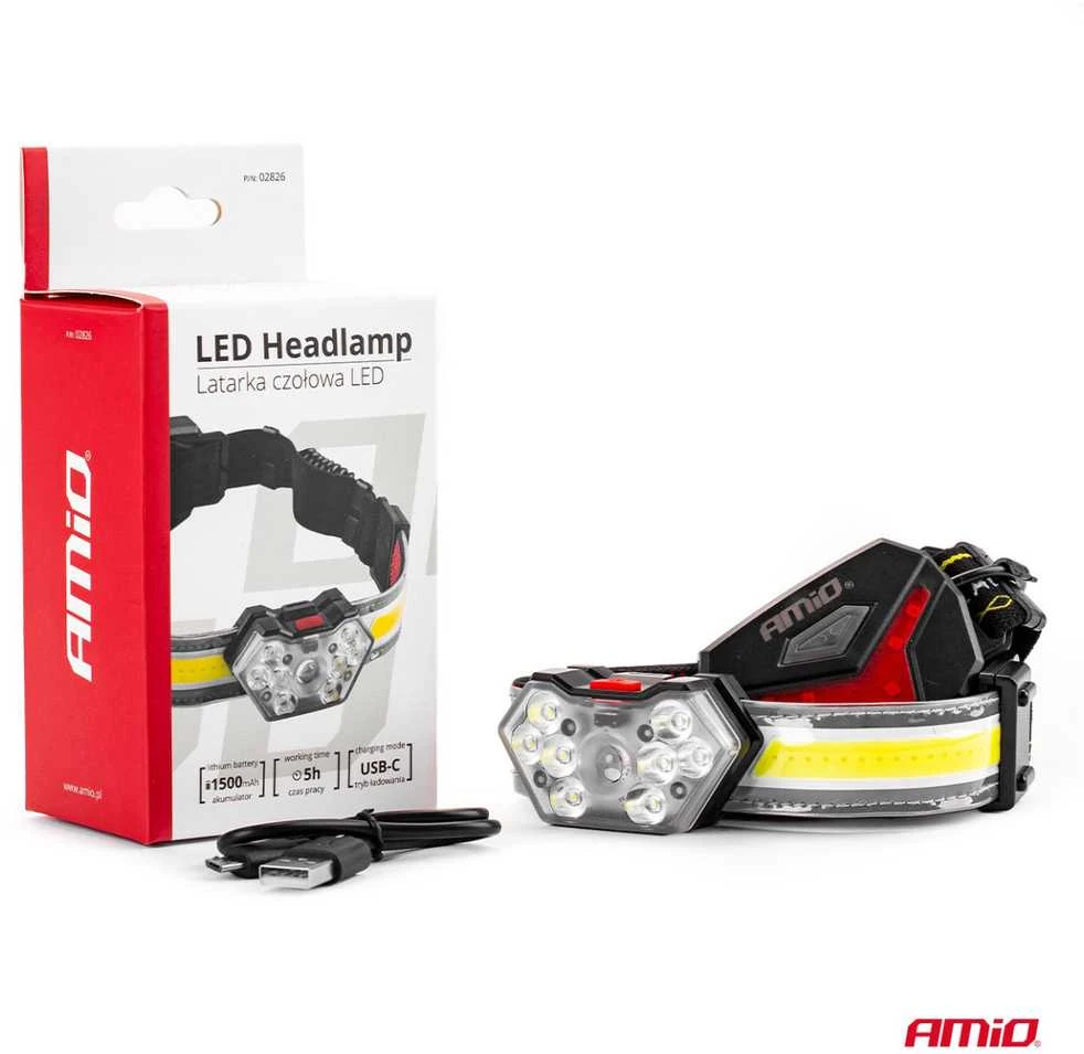Amio LED Žibintuvėlis ant galvos LH04