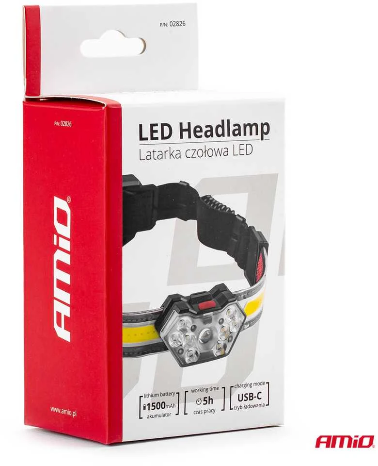Amio LED Žibintuvėlis ant galvos LH04