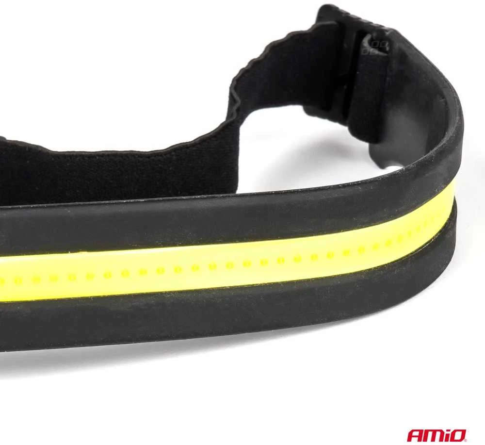 Amio LED Žibintuvėlis ant galvos XPE+COB 1200mAh LH05