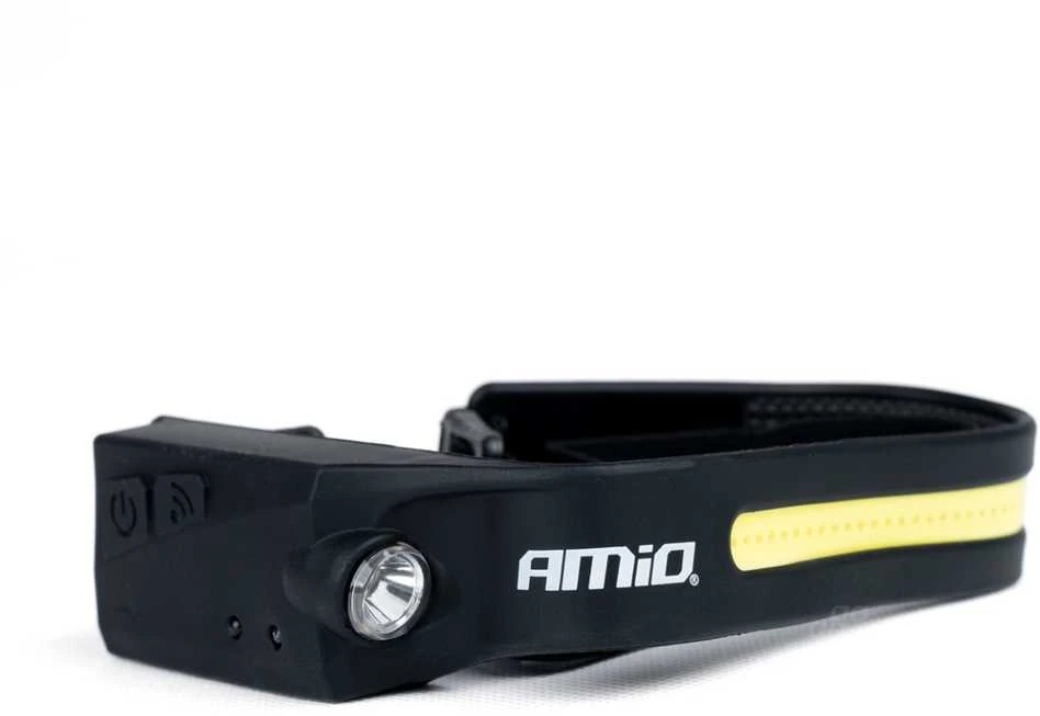 Amio LED Žibintuvėlis ant galvos XPE+COB 1200mAh LH05