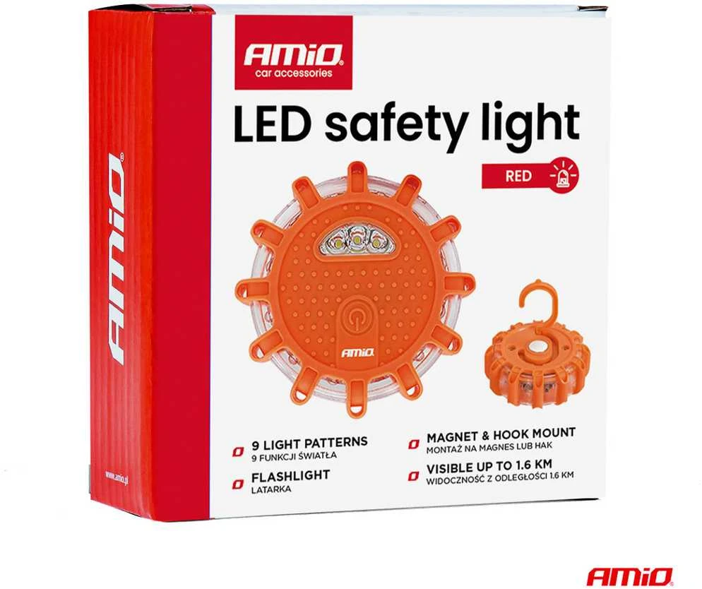 Amio LED Signalinis žibintas švyturėlis geltonas