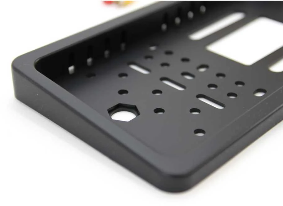 Amio Parkavimo pagalbos sistema TFT01 4,3" su CAM-402 LED kamera, 4 juodi jutikliai GOLD