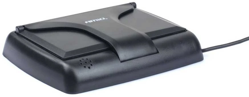 Amio Parkavimo pagalbos sistema TFT02 4,3" su HD-315-LED kamera, 4 juodi jutikliai, vidinis montavimas