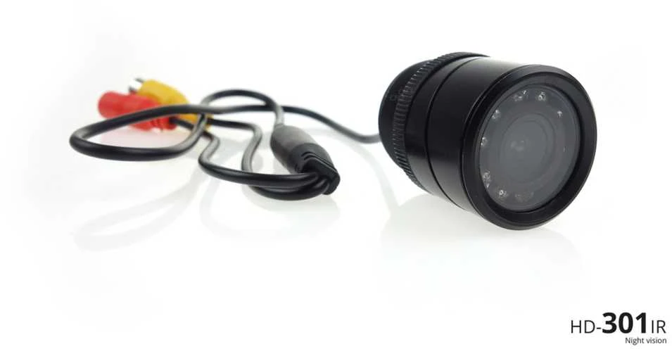 Amio Parkavimo pagalbos sistema TFT02 4,3" su HD-301-IR kamera, 4 juodi jutikliai
