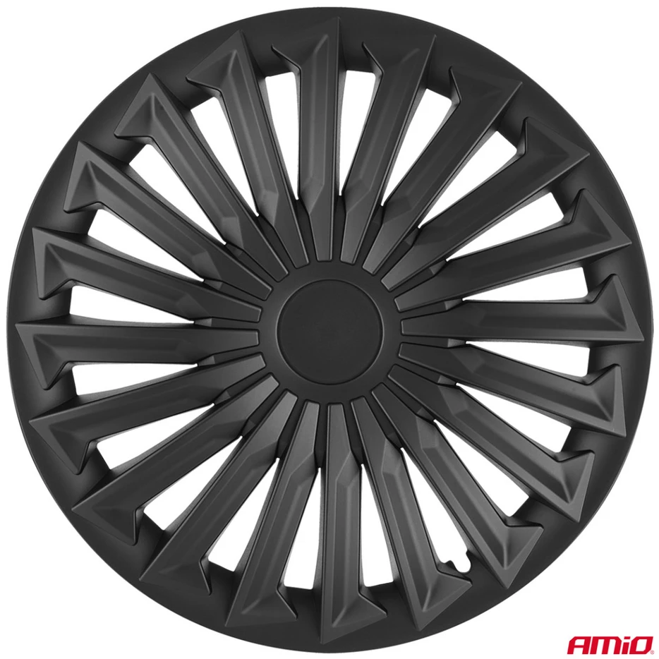 Amio komplet kołpaków 4 vnt. 14" joy juodas mat amio-j50444