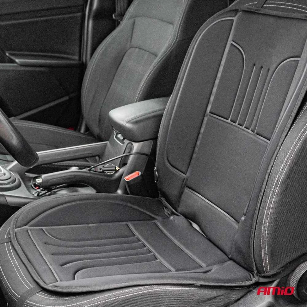 Šildomas sėdynės užtiesalas automobiliui