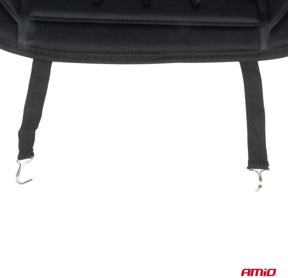 Amio Šildomas sėdynės kilimėlis 98 x 48 cm, 12V DC - juoda