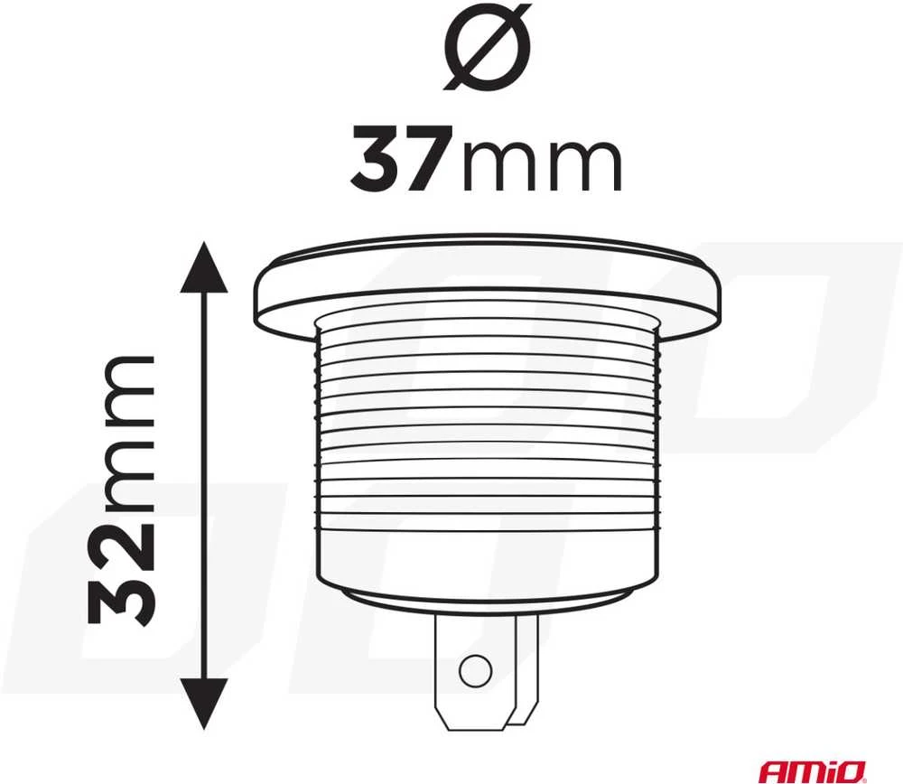 Amio Skaitmeninis voltmetras 3-32V MOD-02