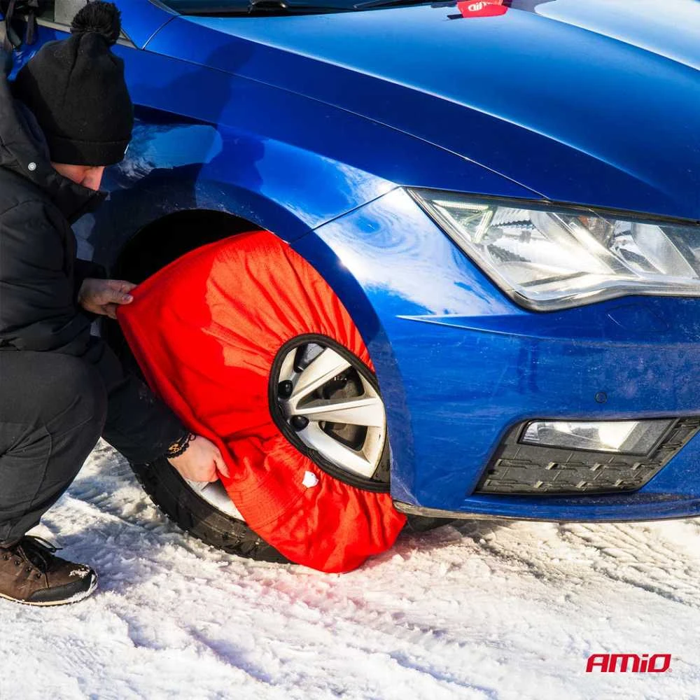 Amio Tekstilinės sniego grandinės, M, 2 vnt.