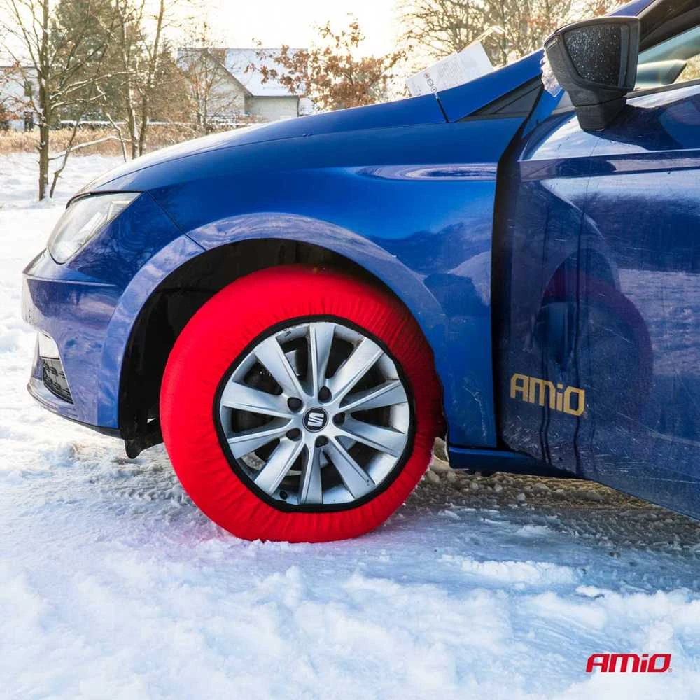 Amio Tekstilinės sniego grandinės, M, 2 vnt.