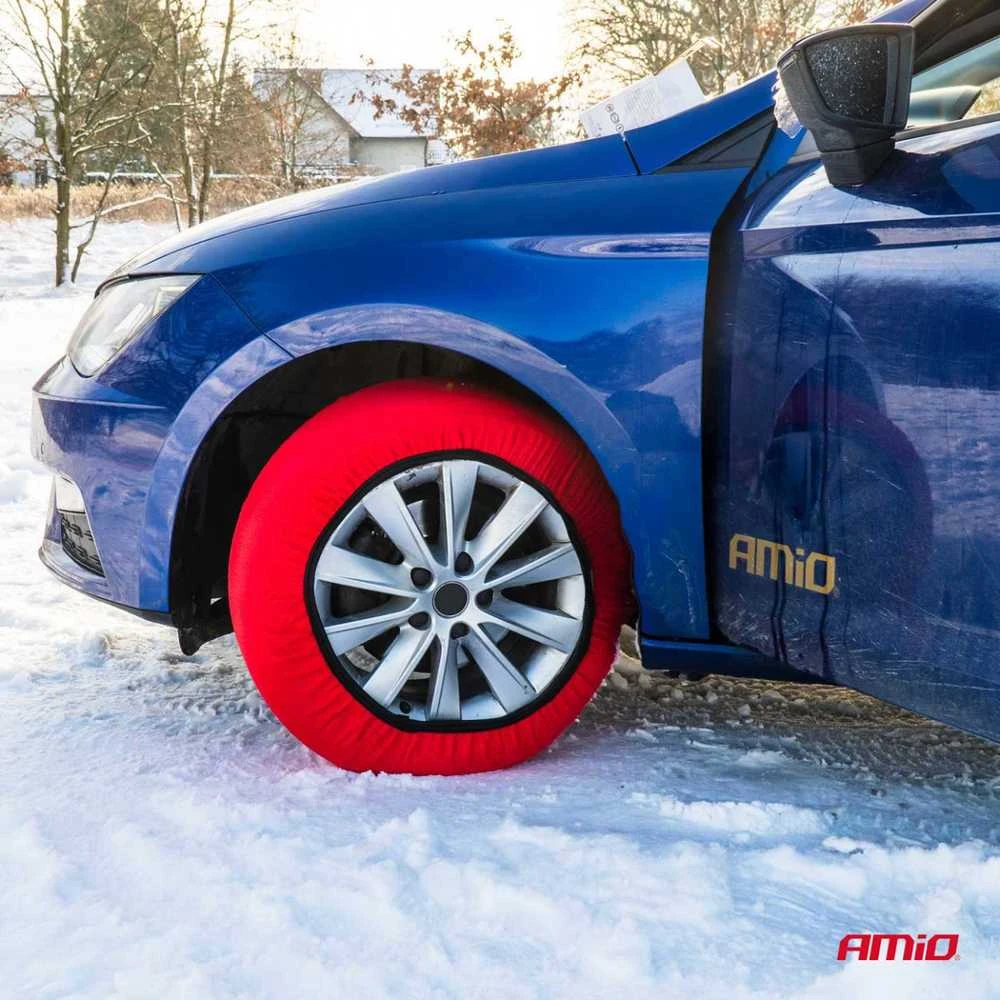 Amio Tekstilinės sniego grandinės, S, 2 vnt.