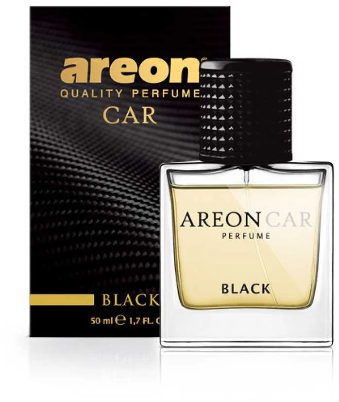 AREON Car Perfume Juodas, purškiamas oro gaiviklis, 50 ml