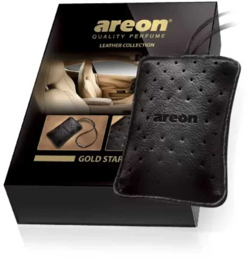 AREON Leather Gold Star oro gaiviklis dėžutėje