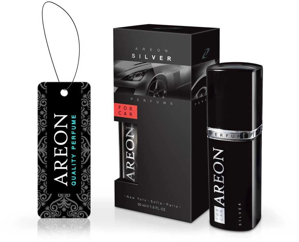 AREON Perfume Sidabrinis, purškiamas oro gaiviklis, 50 ml