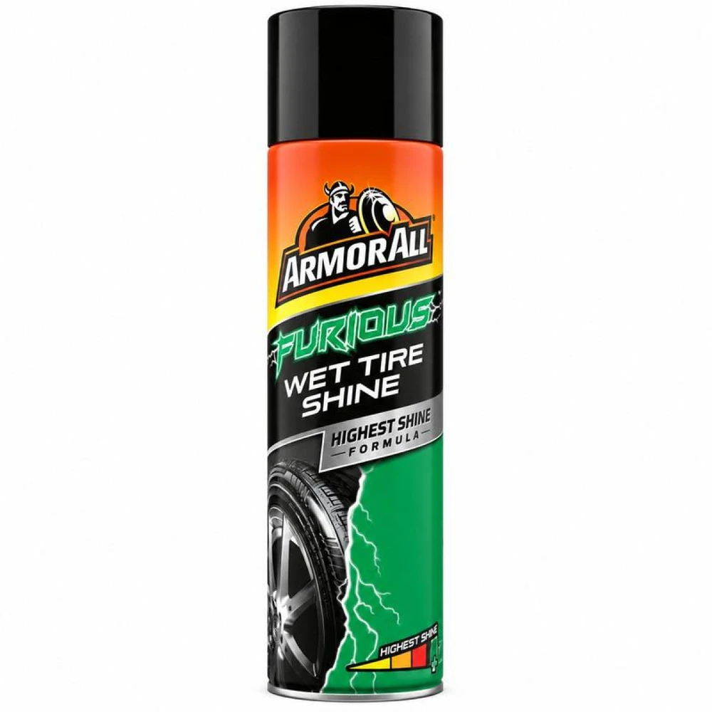 ArmorAll Furious padangų blizgiklis „Wet Tire Shine“, 443 ml