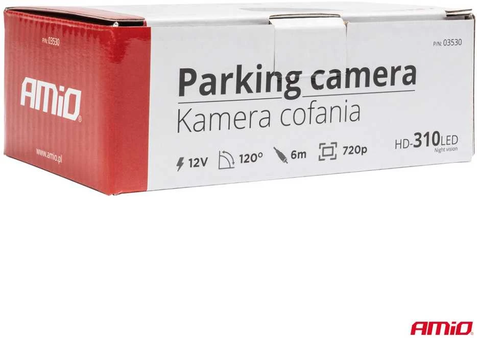 Atbulinės eigos kamera HD-310 LED 12v 720p AMIO-03530