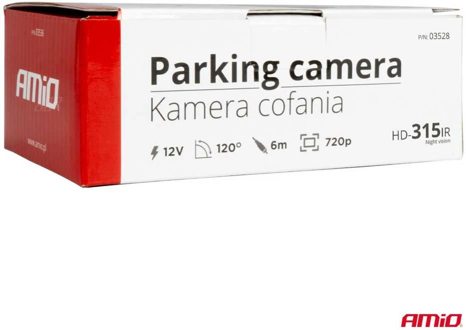 Atbulinės eigos kamera HD-315 IR 12V 720p AMIO-03528