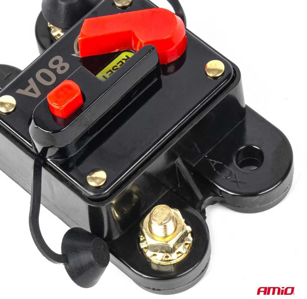 80A automatinis saugiklis su reset jungikliu