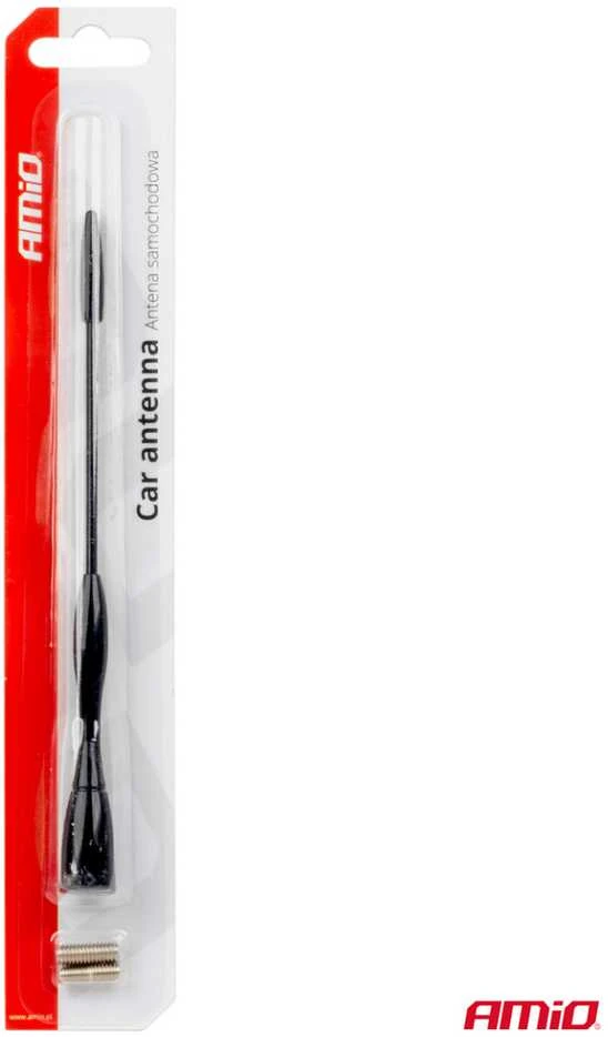 Automobilinė aliumininė antena, 16 cm, su 5/6 mm adapteriu, ANTM04 AMIO-01052