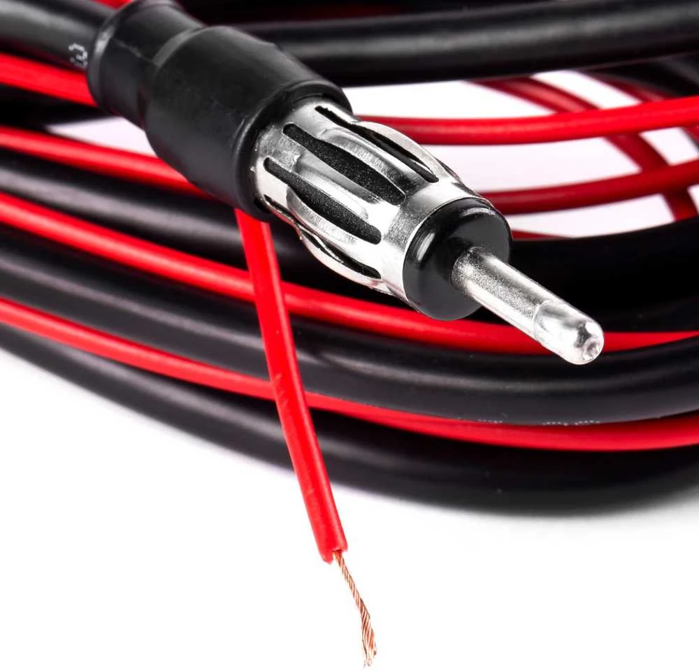Automobilinė antena 40 cm su stiprintuvu, ANT08 AMIO-01511