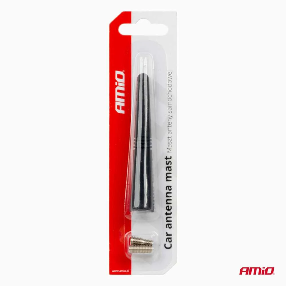 Automobilinė antena 9 cm su 3 adapteriais 5/6/7 mm ANTM09 AMIO-01509