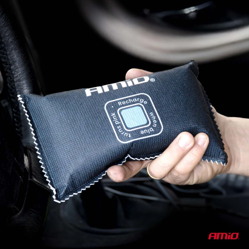 Automobilinis drėgmės sugėriklis su indikatoriumi, 400g AMIO-04877